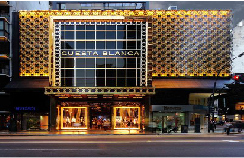 景东门头设计与商业空间的纽带。