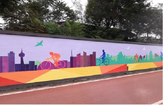 景东墙体彩绘-围墙