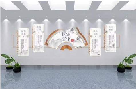 景东企业文化墙设计的核心要素。