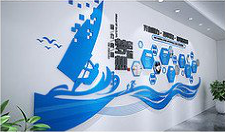 景东海浪主题文化墙如何设计？