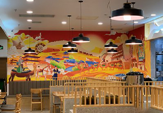 景东商业空间彩绘介绍。