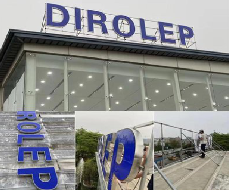 景东楼顶发光字安装的注意事项。